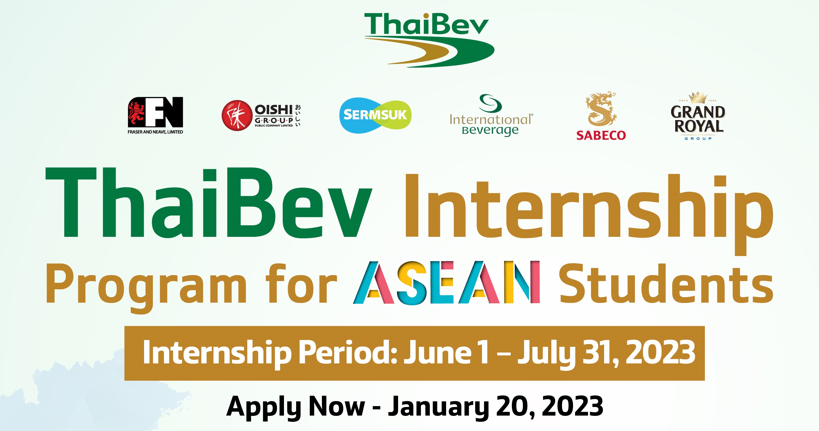 2023 ThaiBev Internship Program for ASEAN Students