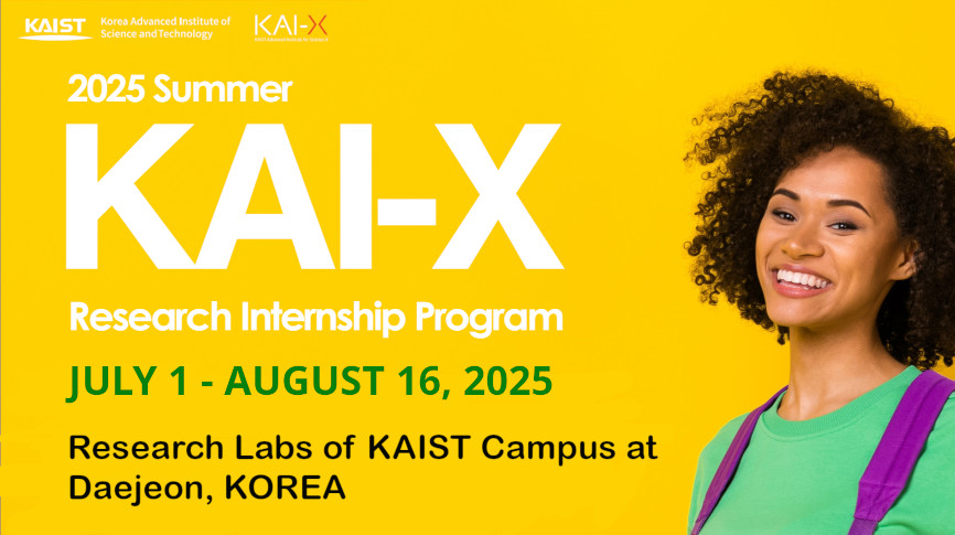 2025 Summer KAI-X Research Internship Program at KAIST, South Korea