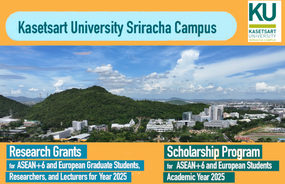 Announcement!!! Scholarship and Research Grant programs at KU Sri Racha Campus