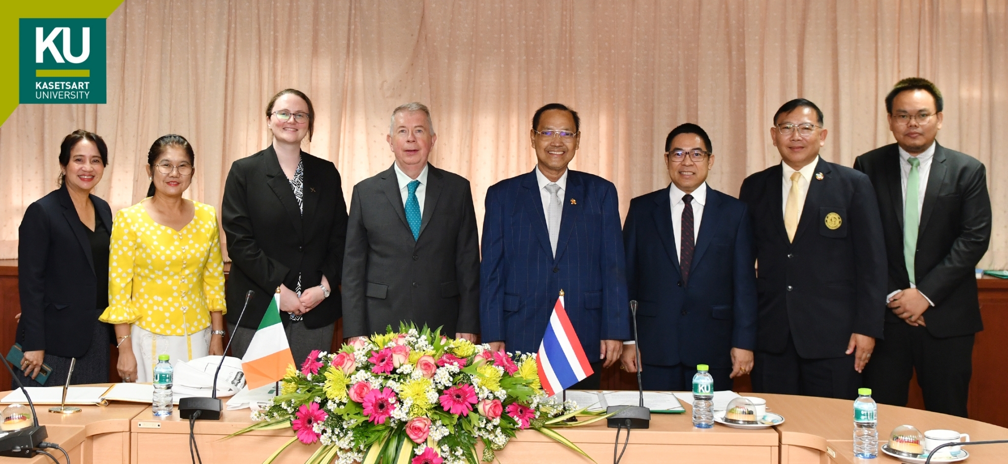 มก. ให้การต้อนรับ H.E Mr. Patrick Bourne เอกอัครราชทูตไอร์แลนด์ประจำประเทศไทย