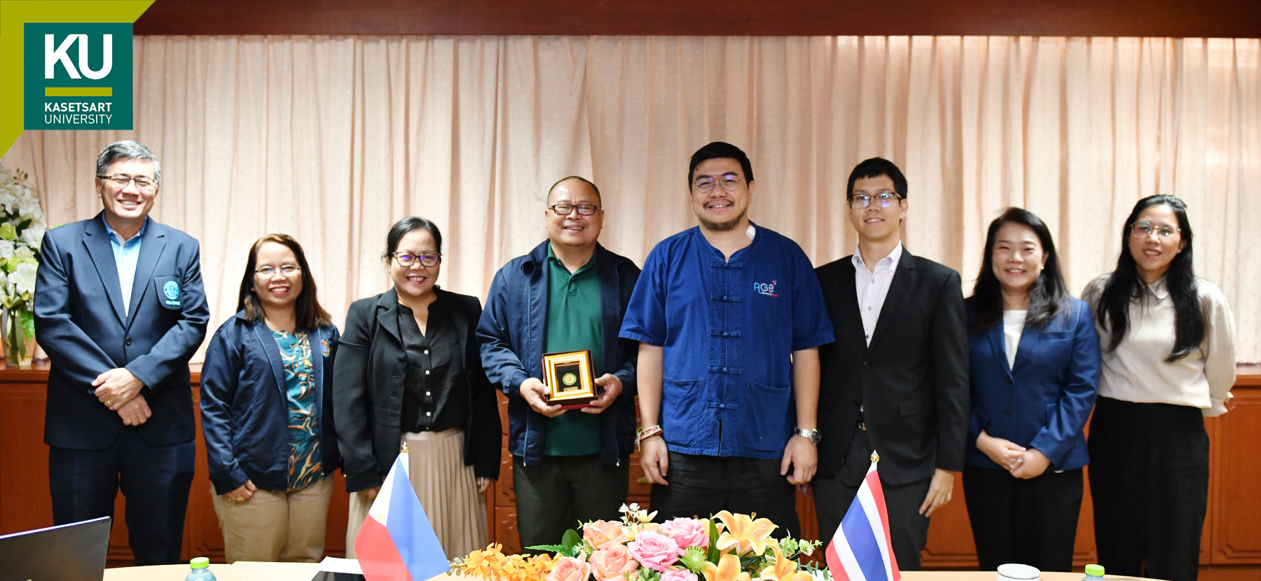 มก. ให้การต้อนรับคณะผู้บริหารจาก Iloilo Science and Technology University (ISAT U) และ Philippine Association of State Universities and Colleges ประเท