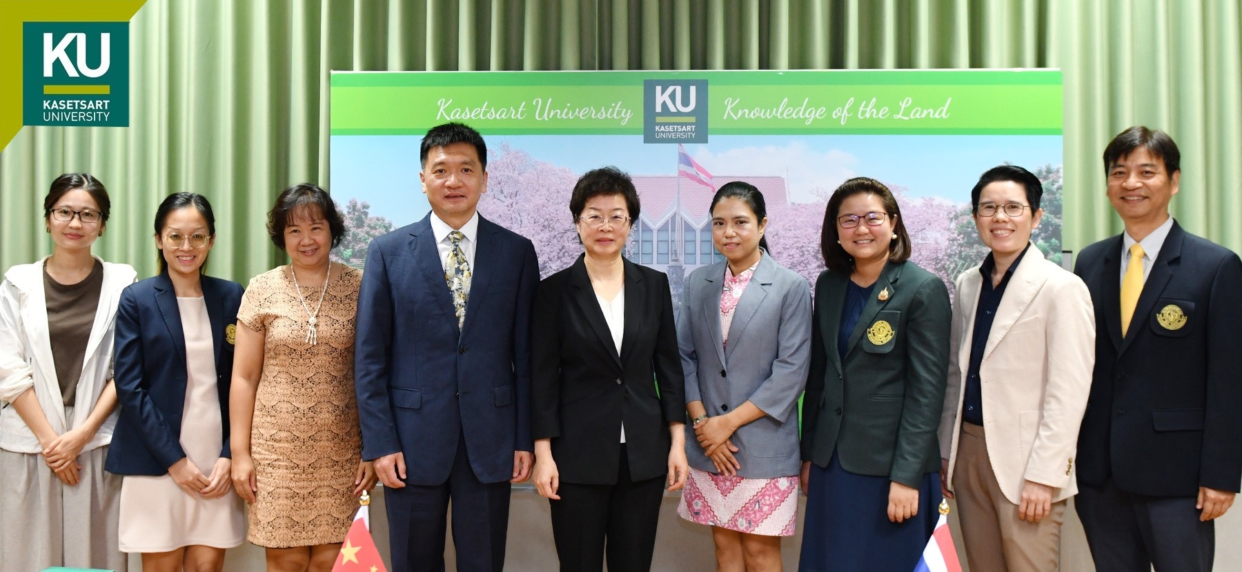 การหารือร่วมกับคณะผู้บริหารจาก Nanjing Agricultural University (NAU) สาธารณรัฐประชาชนจีน