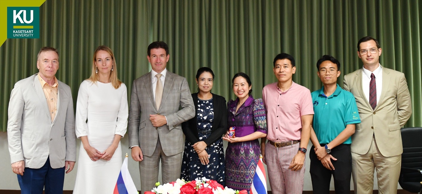 Kasetsart University welcomed and discussed academic cooperation with the delegation from the Institute of China and Contemporary Asia of the Russian 