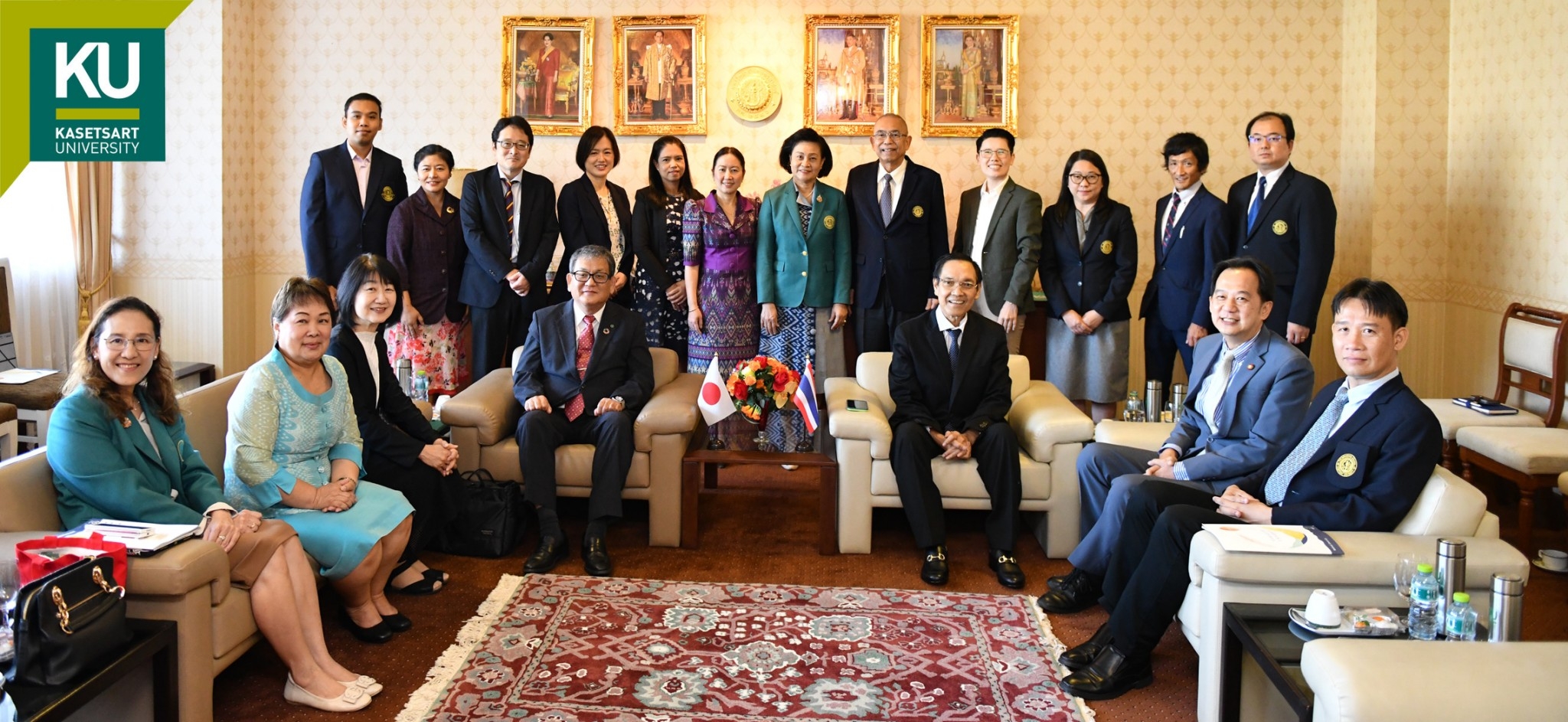 The Courtesy Visit of Yamaguchi University President to Kasetsart University to Strengthen Strategic Collaboration